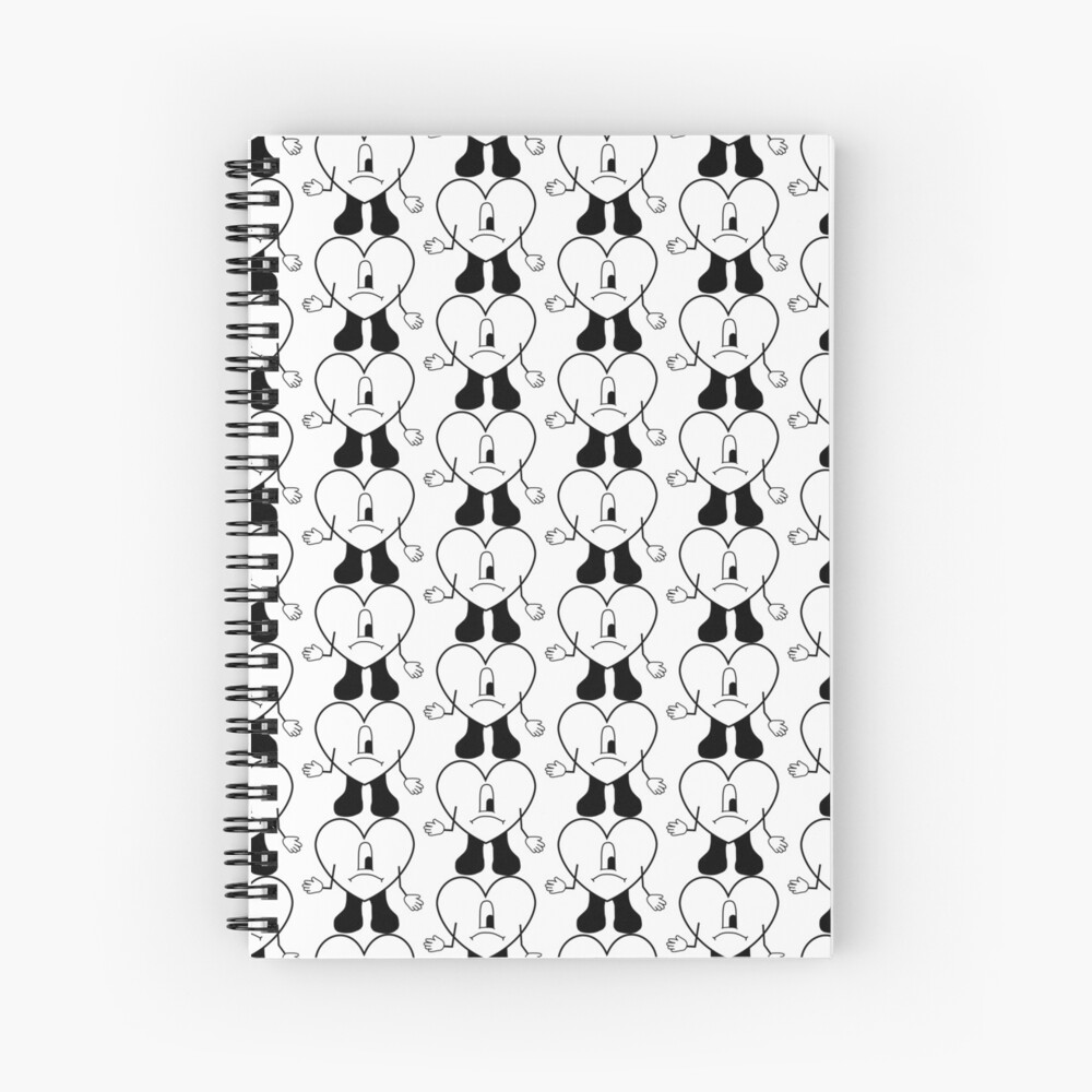 Bad Bunny New Tattoo UN VERANO SIN TI Black Small Spiral Notebook For