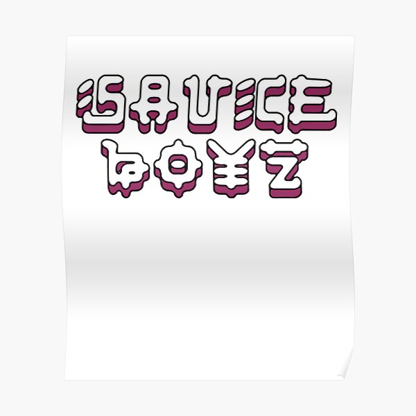 Eladio Carrion Merch Eladio Carrion Sauce Boyz Tee Poster By