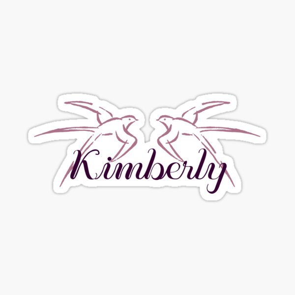 Kimberly Sticker By Vintage Sigh Redbubble