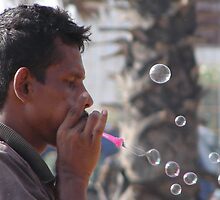 bubble blower by Marie Tixier-Brennan