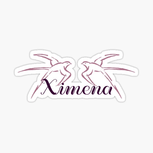 Ximena Sticker By Vintage Sigh Redbubble