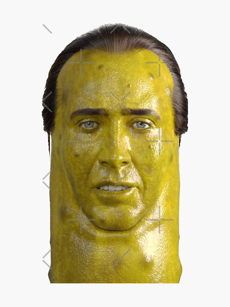 Picolas Cage Sticker For Sale By Bouyaart Redbubble