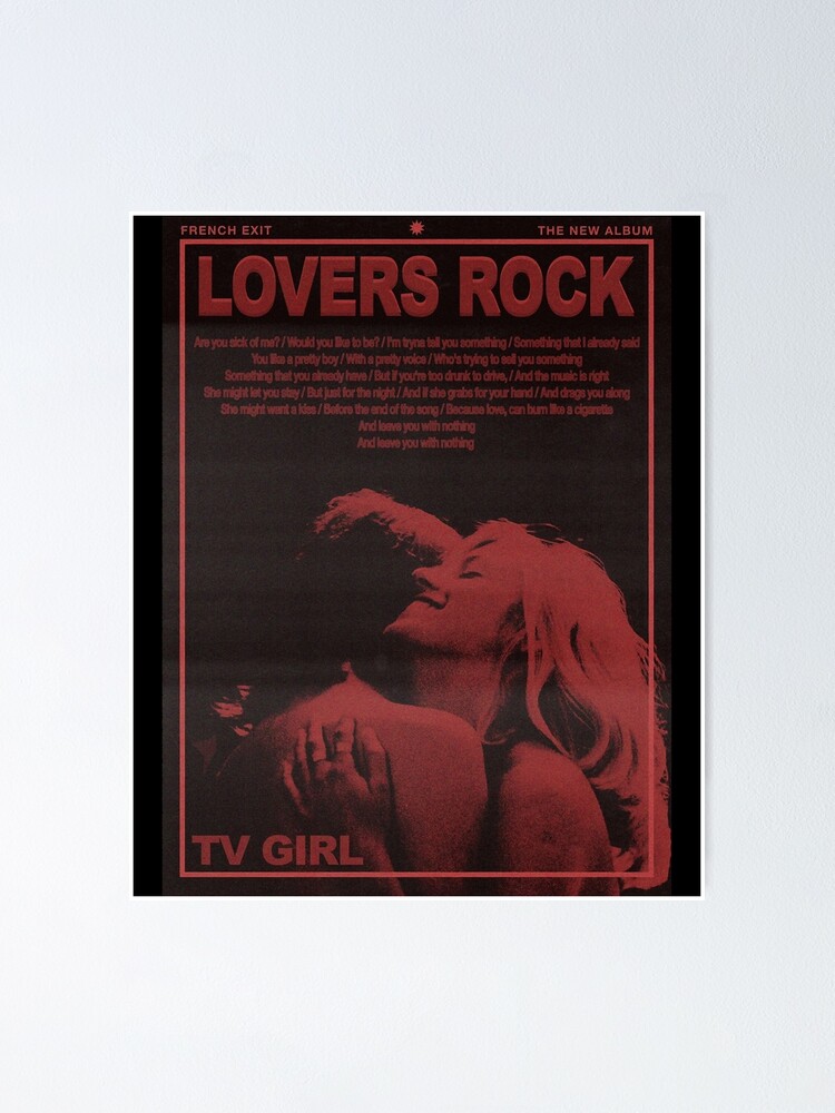 Tv Girl Lovers Rock Poster Poster For Sale By Hetorholon Redbubble