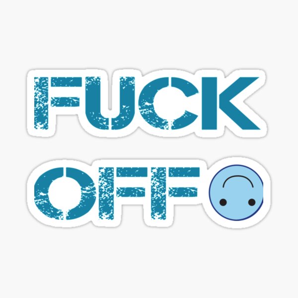 FUCK OFF Emoji Sticker By BellaArtCrafts Redbubble