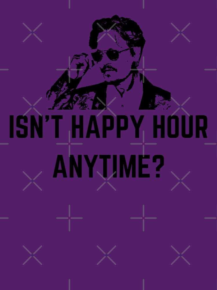 Johnny Depp Isn T Happy Hour Anytime Classic T Shirt Sold By