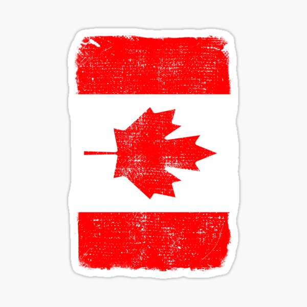 Flag Of Canada Sticker For Sale By Starwheels Redbubble