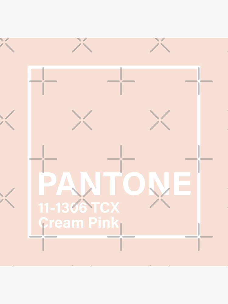 Pantone 11 1306 TCX Cream Pink Poster For Sale By Princessmi