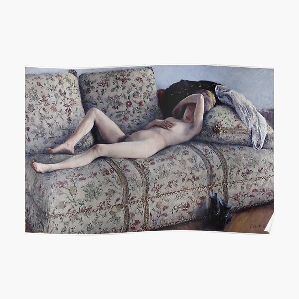 Gustave Caillebotte Nude On A Couch Poster For Sale By