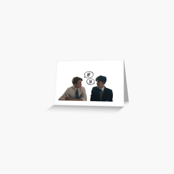 Charlie And Nick Hi Heartstopper Greeting Card By Skeevy Redbubble