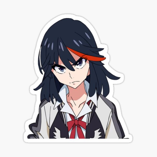 Ryuko Matoi Sticker By AniePieArt Redbubble