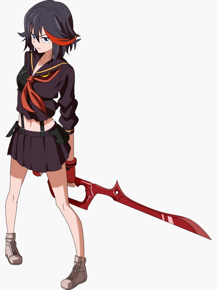 Ryuko Matoi Sticker For Sale By AniePieArt Redbubble