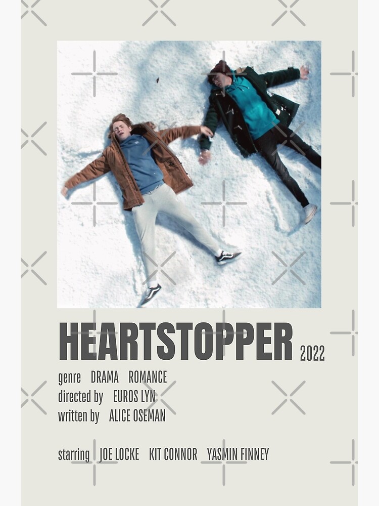 Heartstopper Minimalist Alternative Polaroid Poster Poster For