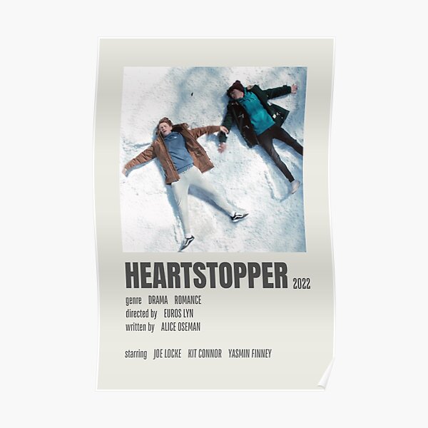 Heartstopper Minimalist Alternative Polaroid Poster Poster For