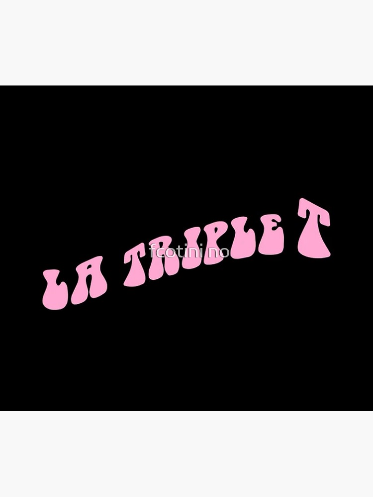 TINI La Triple T Font Sticker For Sale By Fcotini Norway Redbubble