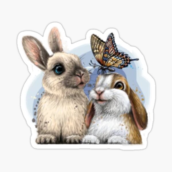 Rabbit Sticker By Arsevski Redbubble