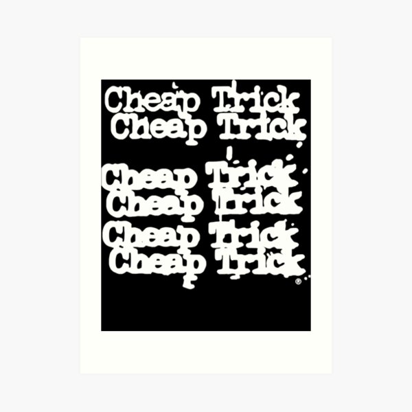 Cheap Trick Logo Art Print For Sale By Denisef Bonita Redbubble