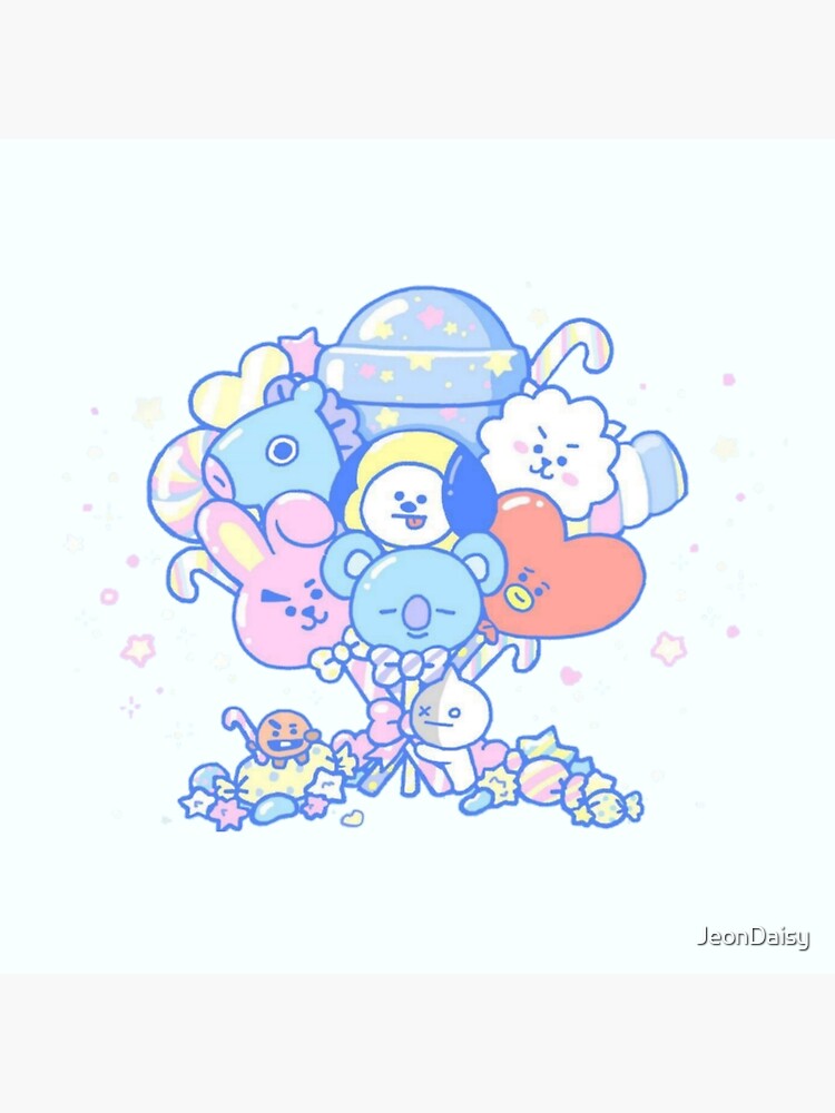 BT21 Baby Cute Pastels Poster For Sale By JeonDaisy Redbubble