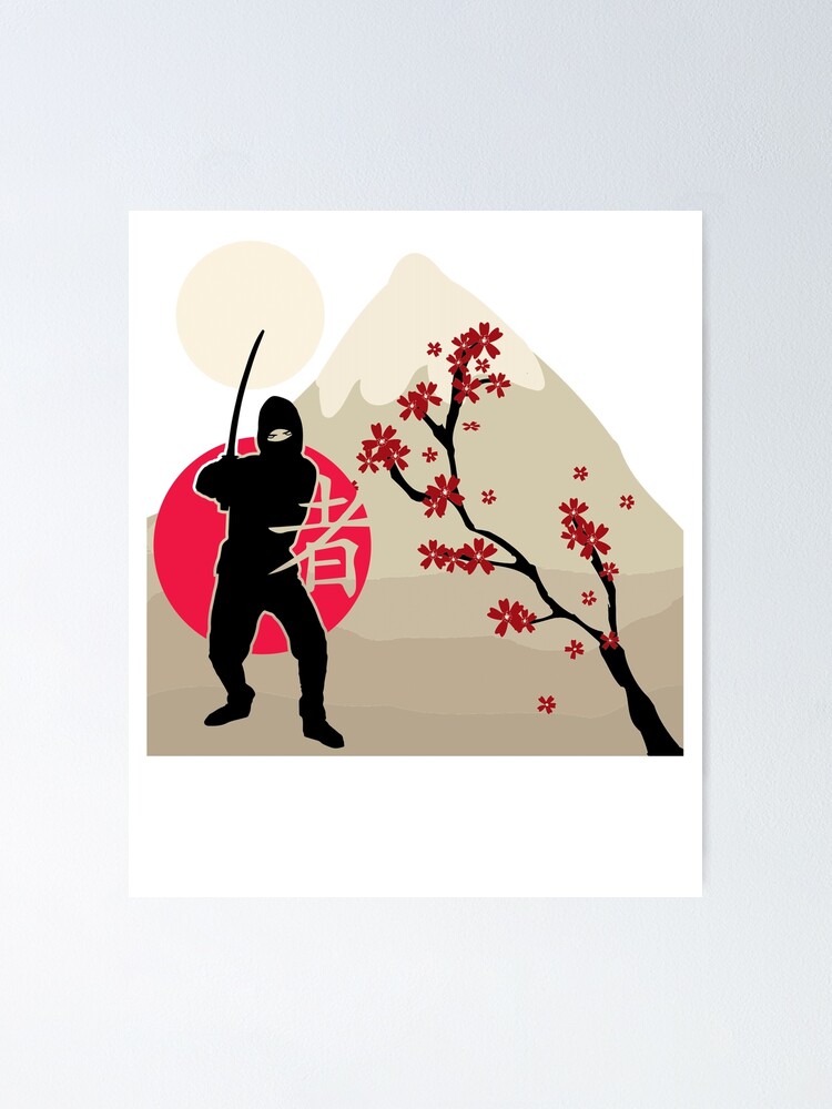 Legendary Japanese Samurai Warrior Poster For Sale By Joseech Redbubble