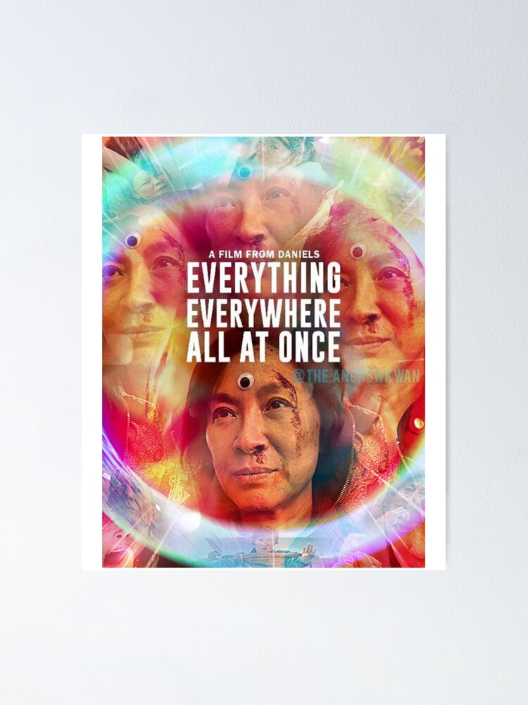 Everything Everywhere All At Once Movie Poster By Outletjunkiesr