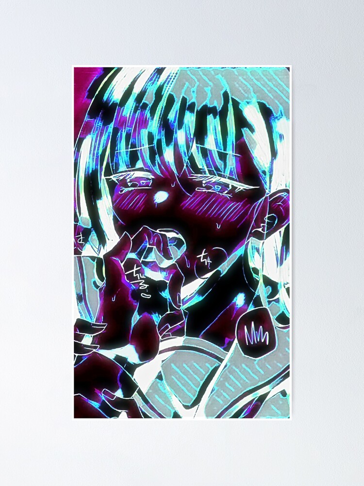 Neon Hentai Girl Poster For Sale By Nickphillips Redbubble