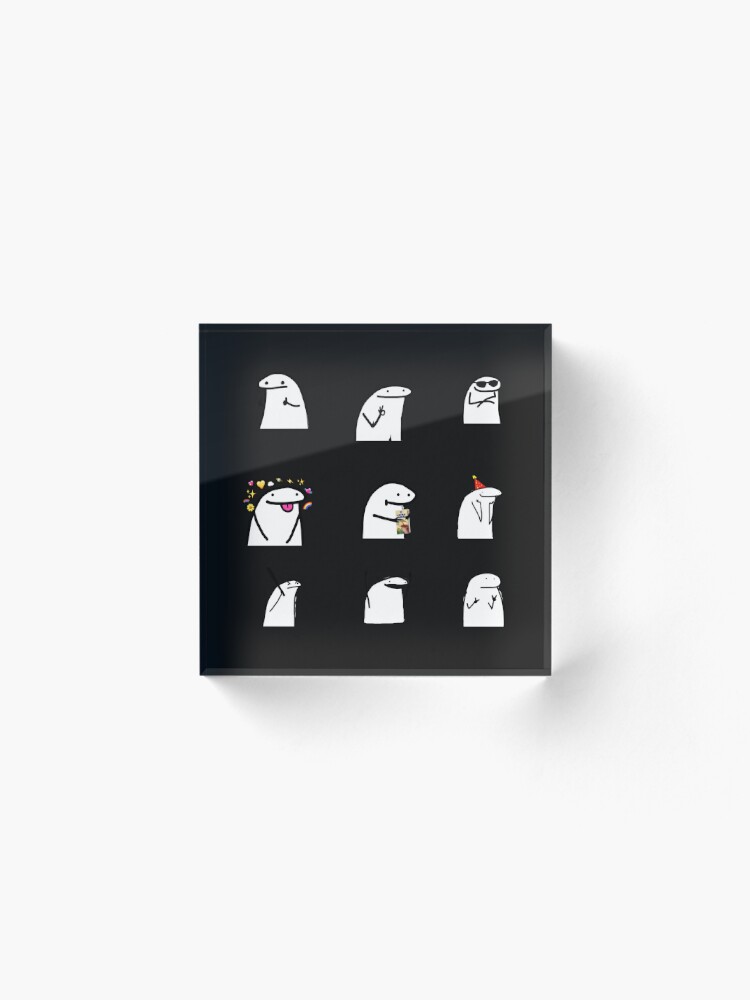 Flork Sticker Set Sticker Flork Flork Acrylic Block For Sale By Emilyg Pa Redbubble