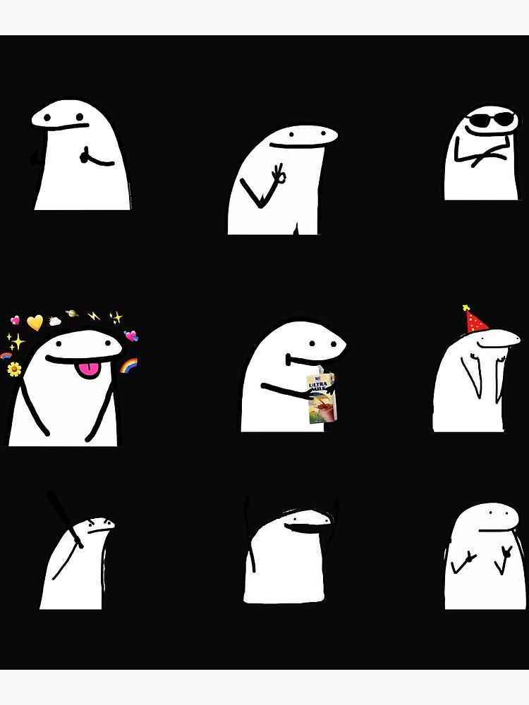 Flork Sticker Set Sticker Flork Flork Photographic Print For Sale By Emilyg Pa Redbubble