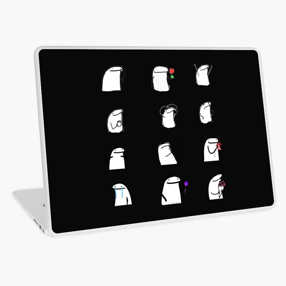 Flork Sticker Set Sticker Flork Flork Laptop Skin By Emilyg Pa Redbubble