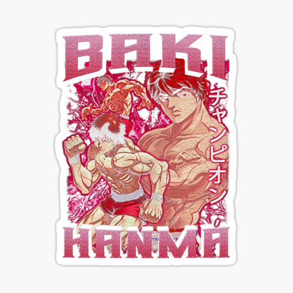 Pegatina Hanma Baki Fight Yujiro Hanma Manga Regalo De JortHussein