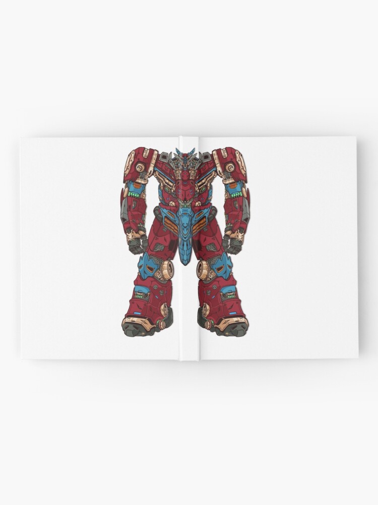 Cuaderno de tapa dura Tanque futurista máximo robot mecha gigante