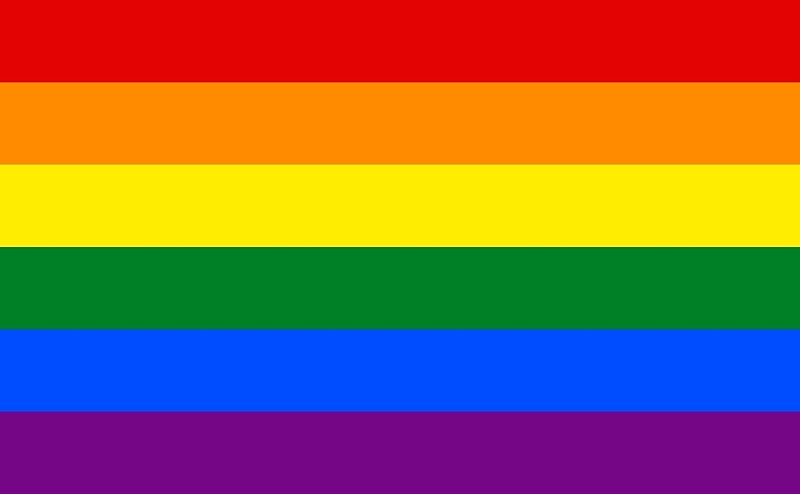 Large Gay Pride Rainbow Equality And Freedom Flag By Podartist