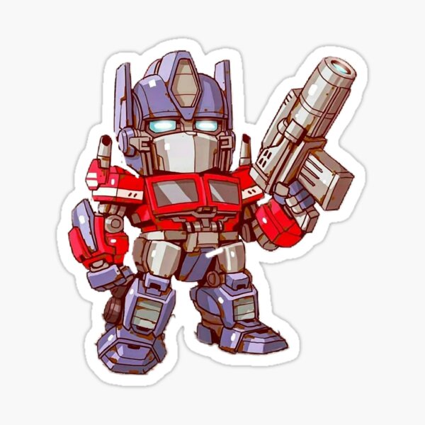 Optimus Prime Sticker For Sale By Longgray123 Redbubble