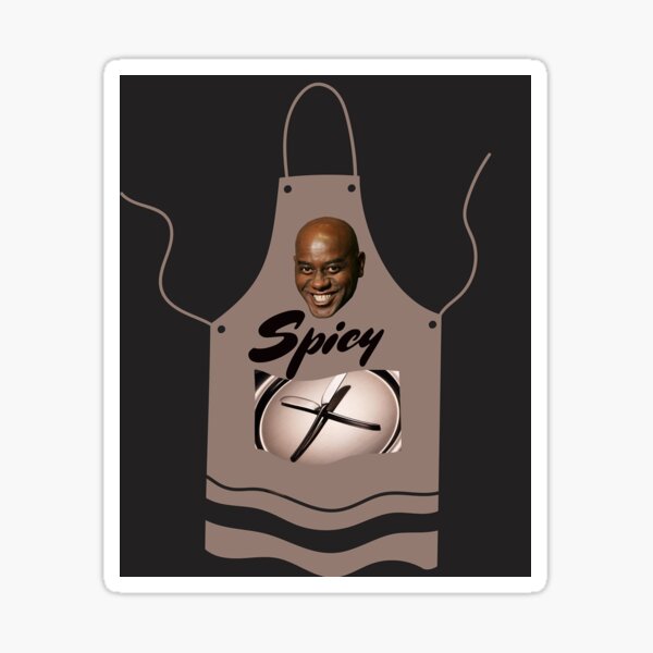 Ainsley Harriott Apron Sticker By Feliojfmazza W Redbubble