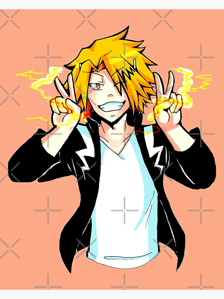 Denki Kaminari My Hero Academia Classic Graphic Trending Unisex Youth