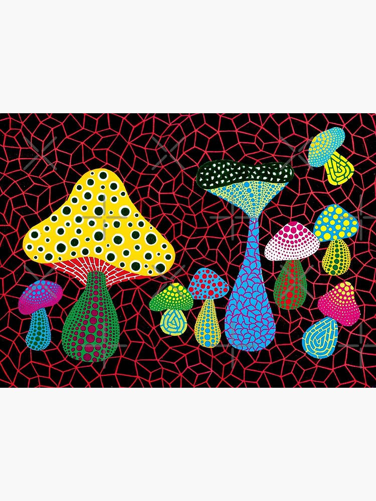 Landscape Mushrooms Yayoi Kusama Poster For Sale By Heathersorenson