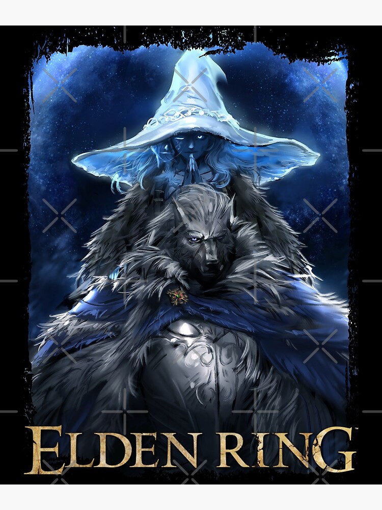 Ranni The Witch And Blaidd The Half Wolf Elden Ring Poster For Sale