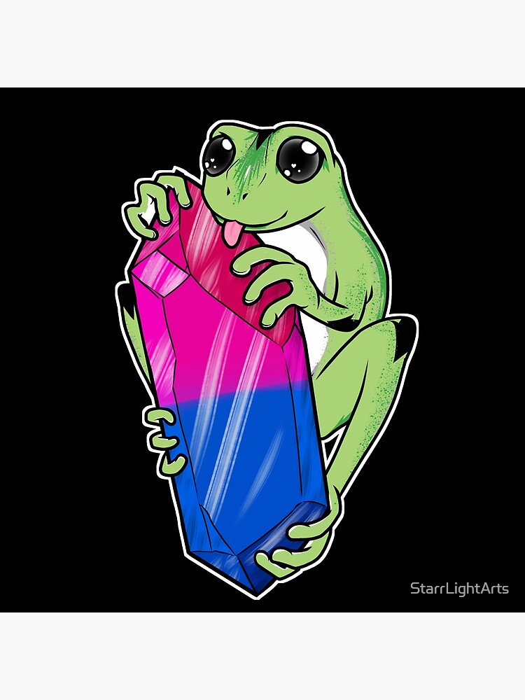 Crystal Frogs Binary Aro Poster For Sale By Starrlightarts Redbubble