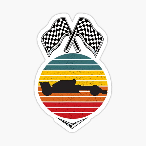 Formula Racing Car Silhouette Mechanical Engineer Racer Fan Sticker