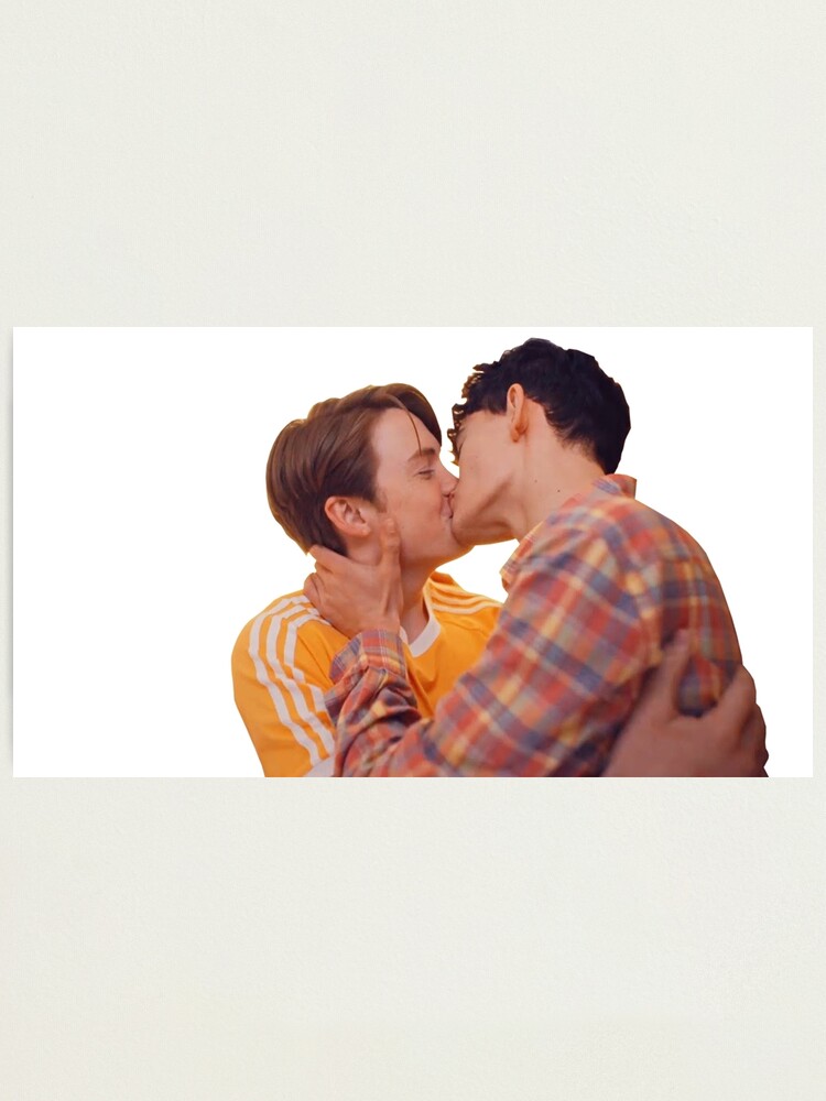 Heartstopper Charlie And Nick Kiss Photographic Print For Sale By