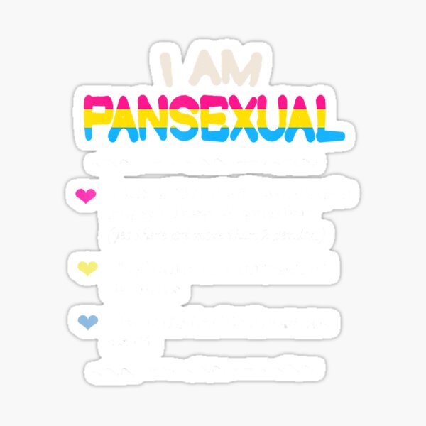 Pansexual Definition Shirt Funny Gay Pride Lgbt Sticker For Sale By