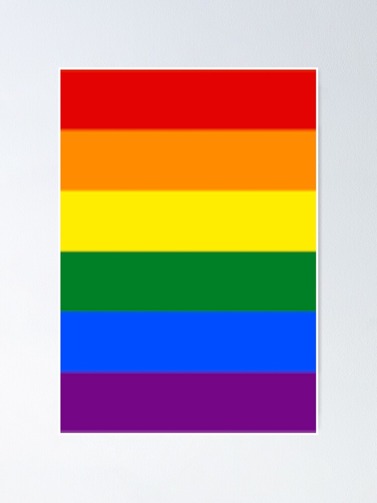 The Best Gay Pride Flag Design Poster For Sale By Schpidauu Redbubble