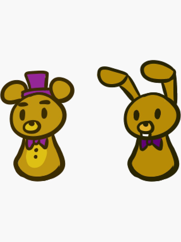 Fredbear Springbonnie Fnaf Sticker By Aimerzain The Best Porn Website