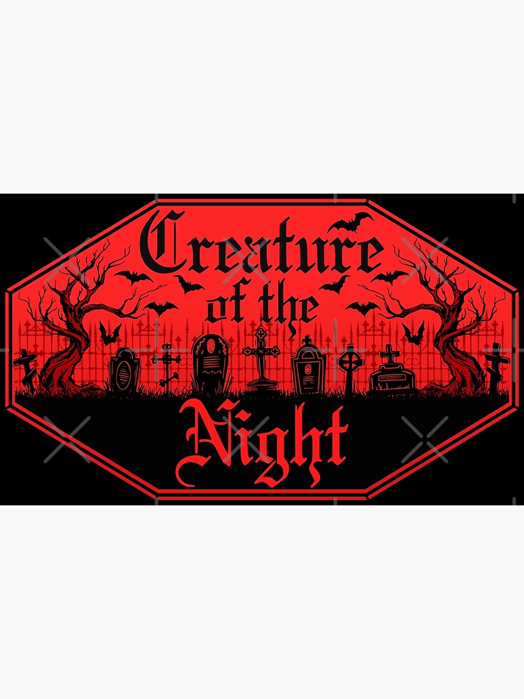 Creature Of The Night Poster For Sale By Ravenwake Redbubble