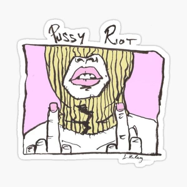 Pussy Riot Sticker By GRADELO Redbubble