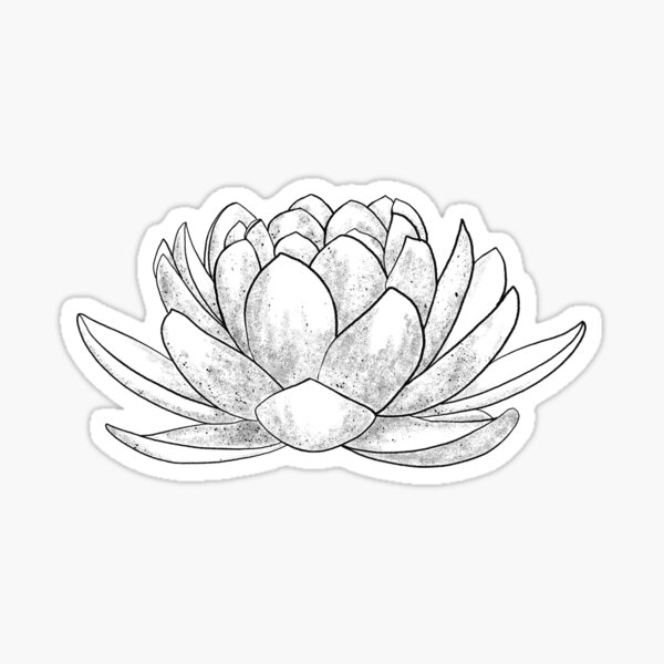 Pink Lotus Of Enlightenment Sticker For Sale By Moon Saikia