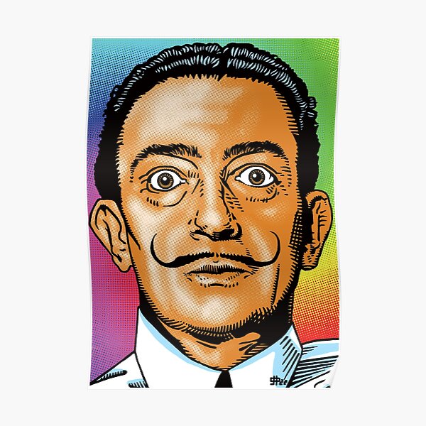 Psychedelic Dali The Magnificent Poster For Sale By Paulrafferty