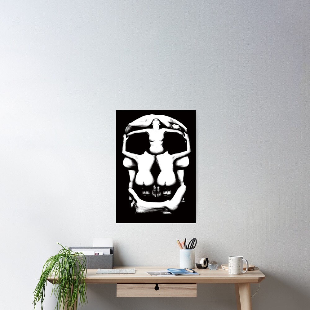 Salvador Dalis Naked Skull Poster By PaulRafferty Redbubble