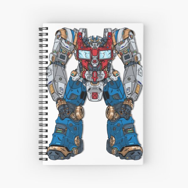 Cuaderno De Espiral Robot Mecha Gigante Megatron Futurista Construido