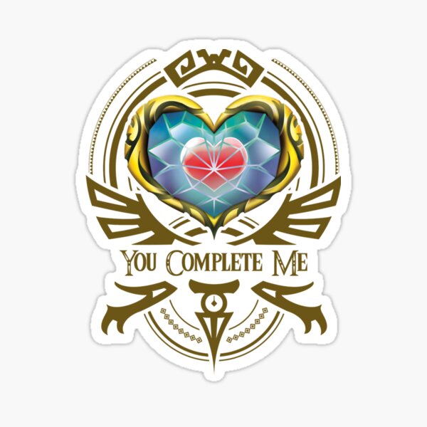 You Complete Me Sticker For Sale By GujkiSeeco Redbubble