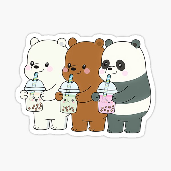 We Bare Bears We Bare Bears Love Sticker For Sale By Spinotherr