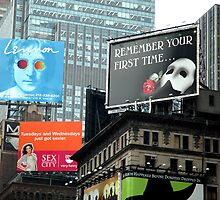 Billboards in Time Square by risingstar